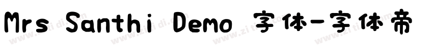Mrs Santhi Demo 字体字体转换